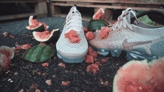 Throwing Watermelons at Womens Nike Vapormax  Crep Protect Cure [upl. by Yllop]