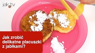 Jak zrobić delikatne placuszki z jabłkami  wwwjaktv [upl. by Milore]