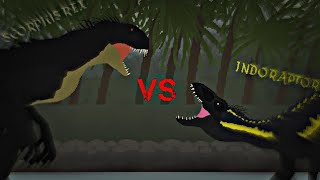 Indoraptor Vs Scorpius Rex Stick Nodes Animation  Gojirarex Master [upl. by Leo]