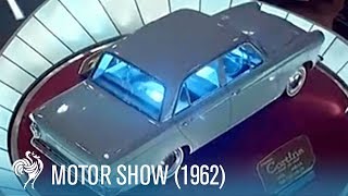 Motor Show in Earls Court 1962  British Pathé [upl. by Eldwin161]