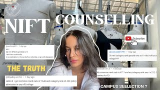 NIFT ranks are out  campus cut offs  Truth about nift counselling [upl. by Lavelle485]