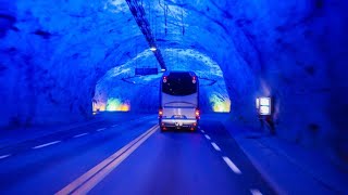 Longest Tunnel in the World The Laerdal Tunnel in norway Summer Travel ZacAze [upl. by Swetlana438]