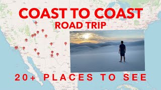 Coast to coast road trip stop in White Sands National Park [upl. by Nyleimaj]