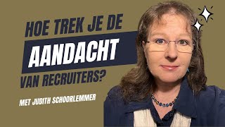 7 Tips om de aandacht van een recruiter te trekken recruitertips recruiter [upl. by Tia]