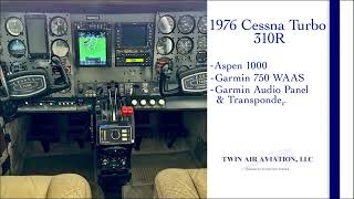 1976 CESSNA T310R For Sale [upl. by Kerk41]