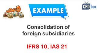 Consolidation with Foreign Currencies under IFRS  Example [upl. by Mable683]