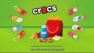 CAJITA FELIZ CROCS Nuevos coleccionables de McDonaldss en la Happy Meal SepOct 2024 [upl. by Howell]