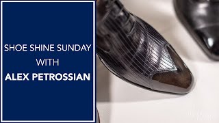 Shoe Shine Sunday  Chat with Alex Petrossian  Kirby Allison [upl. by Eelarat]