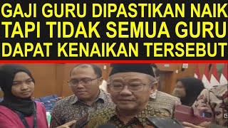 Breaking news guru sertifikasi dan non sertifikasi tidak semua dapat kenaikan gaji dan tunjangan [upl. by Fari]