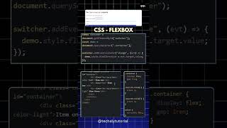 CSS FLEXBOX PROPERTY shorts [upl. by Jochebed976]