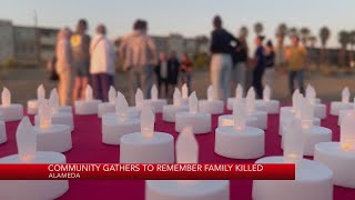 Alameda community gathers to remember family killed Wednesday night [upl. by Easton537]