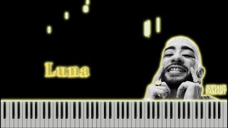 Sofiane Pamart  Luna Piano Tutorial [upl. by Augie]