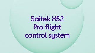 Saitek X52 Pro Flight Control System  Product Overview [upl. by Latsyek271]