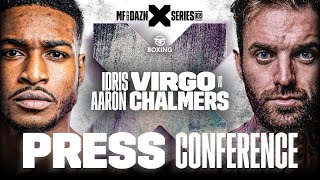 Misfits x DAZN X Series 009 Idris Virgo vs Aaron Chalmers Press Conference Livestream [upl. by Docia11]