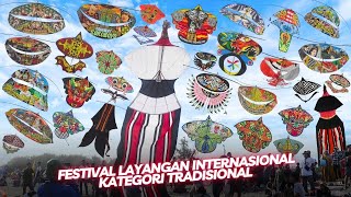 Festival Layangan Internasional Kategori Layangan Tradisional di Pantai Parangkusumo JIKF 2023 [upl. by Meit]