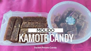 3 Ingredients Only Molido or Kamote Candy  Sweet Potato Candy sweetpotato candy [upl. by Akoyin]