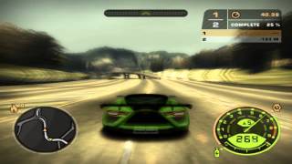 Nfs Most Wanted  Bertone Mantide vs Porsche 911 Turbo HD [upl. by Redla]