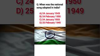 National Song Adopted in India shorts nationalsymbol nationalsong shortsfeed youtubeshorts [upl. by Ervin]