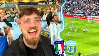 Messi Stadionvlog  Italien vs Argentinien  Der GOAT performt wieder 🐐🇦🇷  ViscaBarca [upl. by Afesoj253]