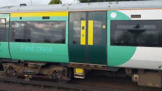 Southern Class 377 320 Electrostar Departing From Barnham The 15th of November 2024 [upl. by Thirzi]