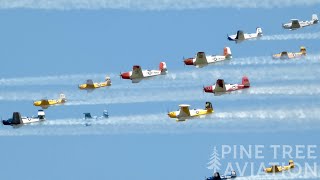 Mass Warbird Arrival  EAA AirVenture 2024 [upl. by Ameh]