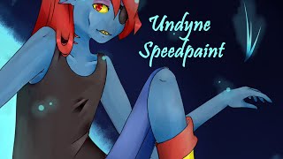 Undertale Undyne db Sai Speedpaint [upl. by Niad]