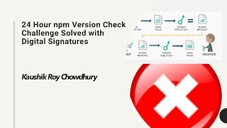 24 Hour npm Version Check Challenge Solved with Digital Signatures [upl. by Oliana320]