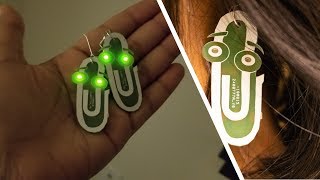 Making Clippy LED Earrings [upl. by Nnylakcaj275]