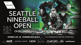 Day 1  WNT Seattle Nineball Open 2024  Main Stream  OX Billiards [upl. by Samalla278]