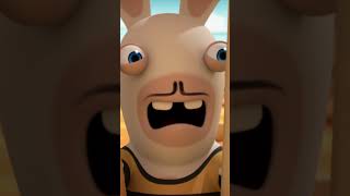 Oh no the rabbids are in jail 😮  RABBIDS INVASION shorts [upl. by Omissam]