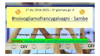 1 div CreLo gir A 3 giornata Pianengo 3 0 Sambe  03112024 [upl. by Alyam636]