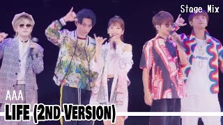 AAA  LIFE 5人2nd Version Stage Mix [upl. by Marsh]