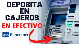 Como depositar efectivo en cajero Bancomer [upl. by Yerxa627]