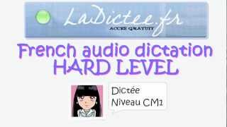 chèvredemonsieurseguin  Dictée niveau CM1  FLE  averageeasy level [upl. by Nilkcaj374]