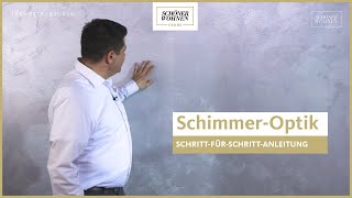 Hingucker zuhause mit schimmernden Wänden  Trendstruktur SchimmerOptik [upl. by Saito209]