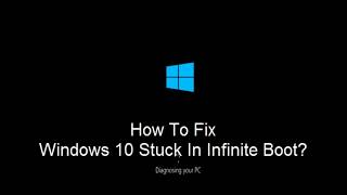 How to Fix Windows 10 Infinite Boot Loop 2 Ways 2018 [upl. by Cirone]