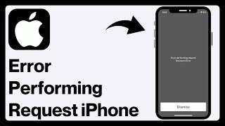 How to FIX “Error Performing Request Unknown Error” on iPhone [upl. by Relyat]