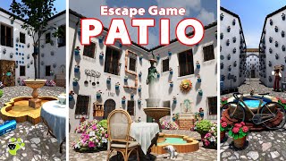 Patio Escape Full Walkthrough パティオ 脱出ゲーム 攻略 Jammsworks [upl. by Reifnnej]