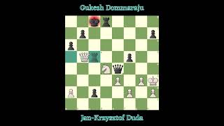 Goldmoney Asian Rapid Prelims 2021  JanKrzysztof Duda vs Gukesh Dommaraju  Tarrasch Defense [upl. by Maidy414]