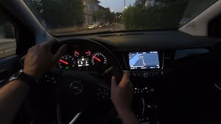 OPEL CROSSLAND X 120 Edition  Night POV Drive [upl. by Nnylyaj]