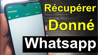 Comment Récupérer messages whatsapp Sans Sauvegarde Sur Android 2022 [upl. by Plerre261]