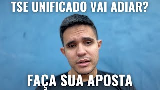 Concurso TSE Unificado vai adiar Minha opinião aqui Vou ser cancelado [upl. by Ayerhs]