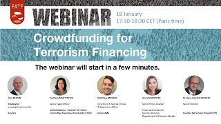 Webinar on FATF report quotCrowdfunding for Terrorist Financingquot [upl. by Aita]