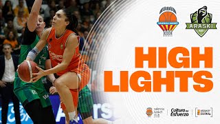 🏀 HIGHLIGHTS  J12 LF Endesa vs Kutxabank Araski  Valencia Basket [upl. by Nalyt]