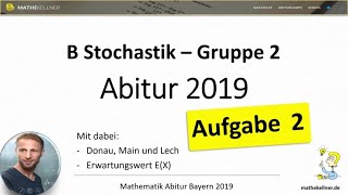 Mathe Abitur Bayern 2019 Stochastik Teil B Gruppe 2 Aufgabe 2  Die Losbude MainDonauLech [upl. by Amalberga706]