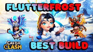 Flutterfrost Best Build Castle Clash [upl. by Evelina]