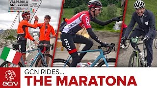 GCN Rides The Maratona dles Dolomites 2017 [upl. by Wanfried]