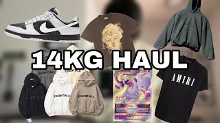 14KG PANDABUY HAUL Stussy Essentials Amiri Gallery Dept Dunks [upl. by Asinet67]