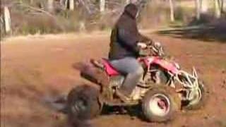 Yamaha 660 Grizzly Mudding Pond Polaris Predator 500 donuts [upl. by Melamed]