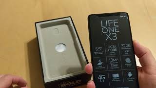 BLU Life One X3 Unboxing Video [upl. by Aikyn]